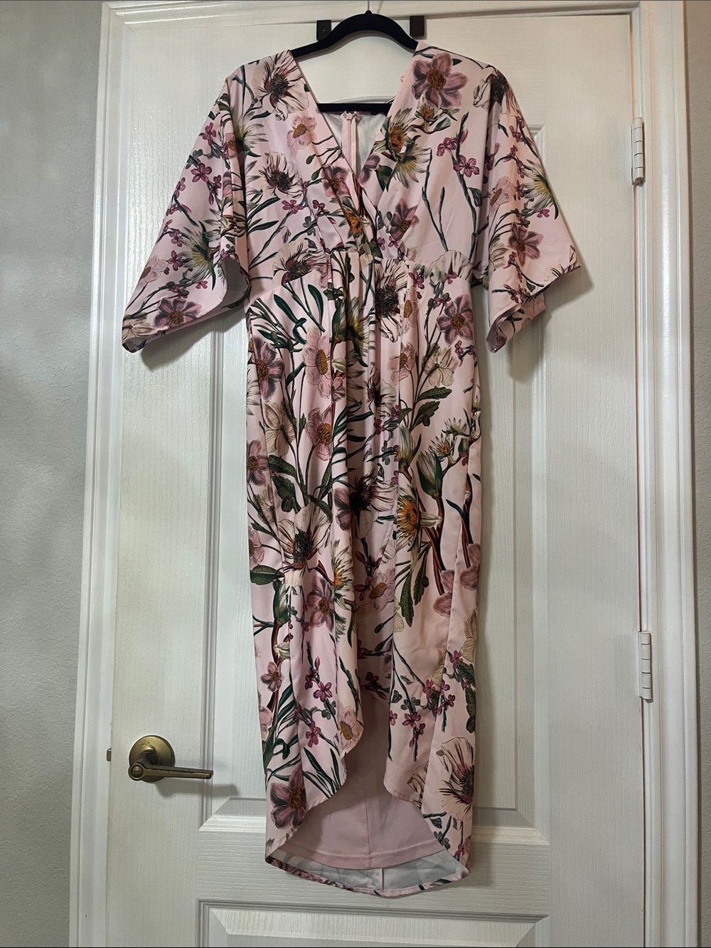 Gianni Bini Pink Floral High-Low Dress